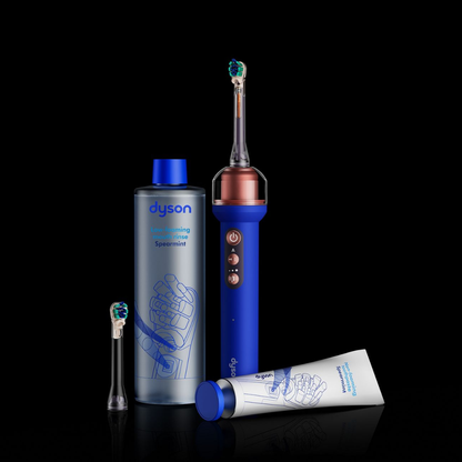 Brosse à dents Dyson CameraJet™ avec jet interdentaire (Céramique Ultra bleue)