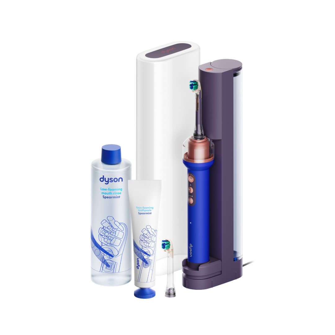 Brosse à dents Dyson CameraJet™ avec jet interdentaire (Céramique Ultra bleue)