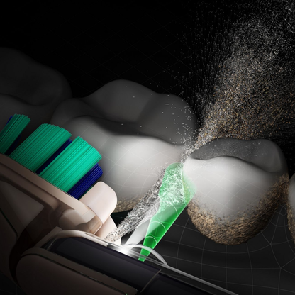Brosse à dents Dyson CameraJet™ avec jet interdentaire (Céramique Ultra bleue)